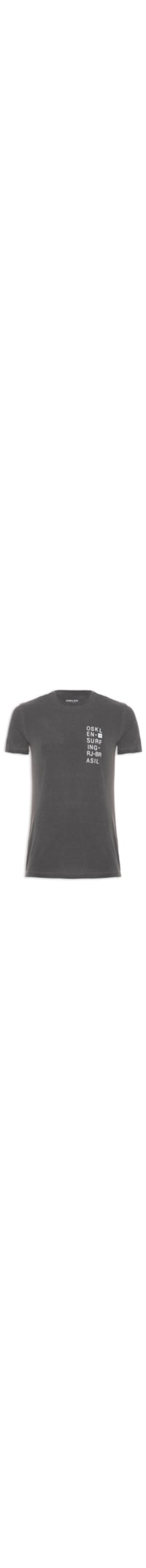 Camiseta Masculina Osklensurfing Rj - Cinza