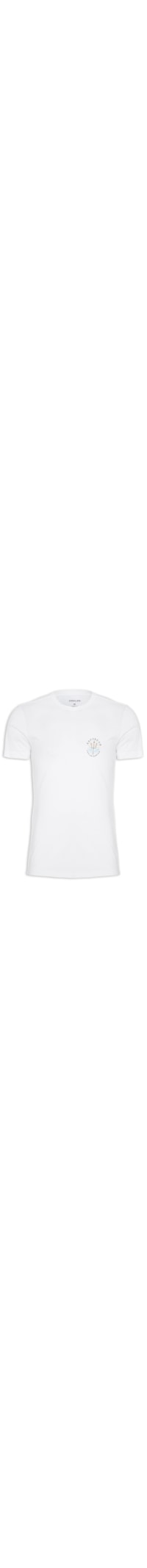 Camiseta Masculina Osksurf Handstamp - Branco