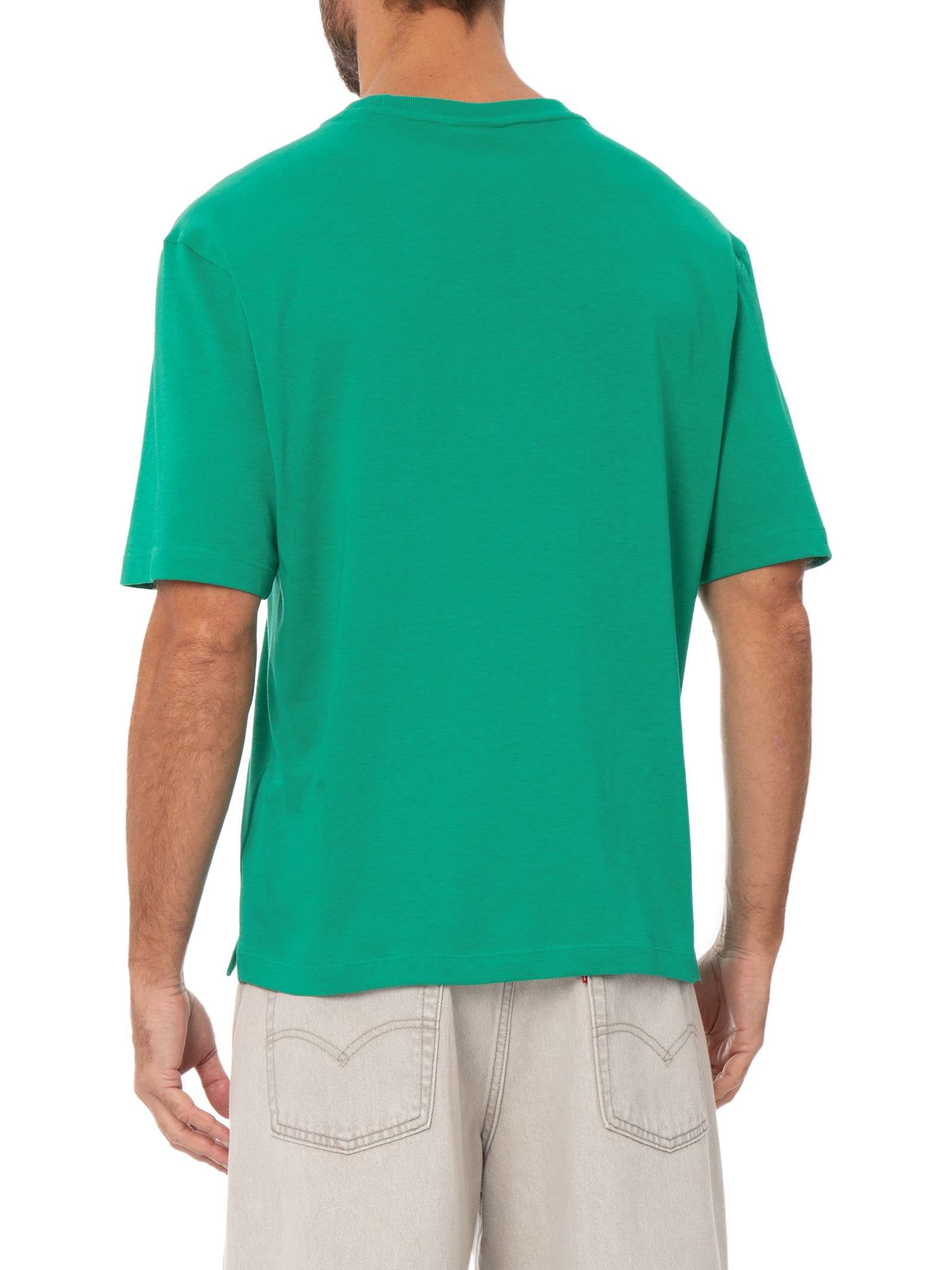 Camiseta Masculina Over Box Soft Blend – Verde Fila