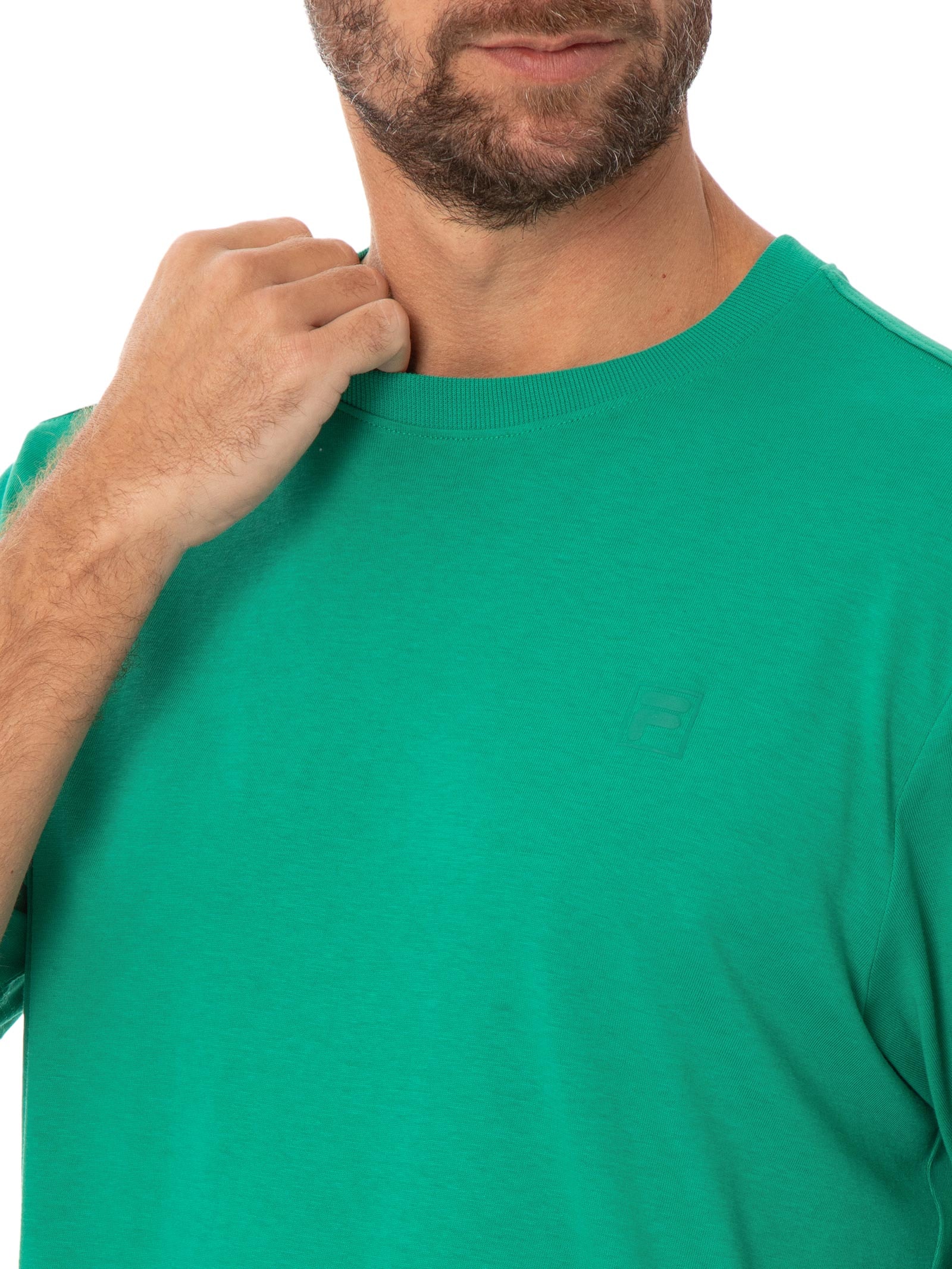Camiseta Masculina Over Box Soft Blend – Verde Fila