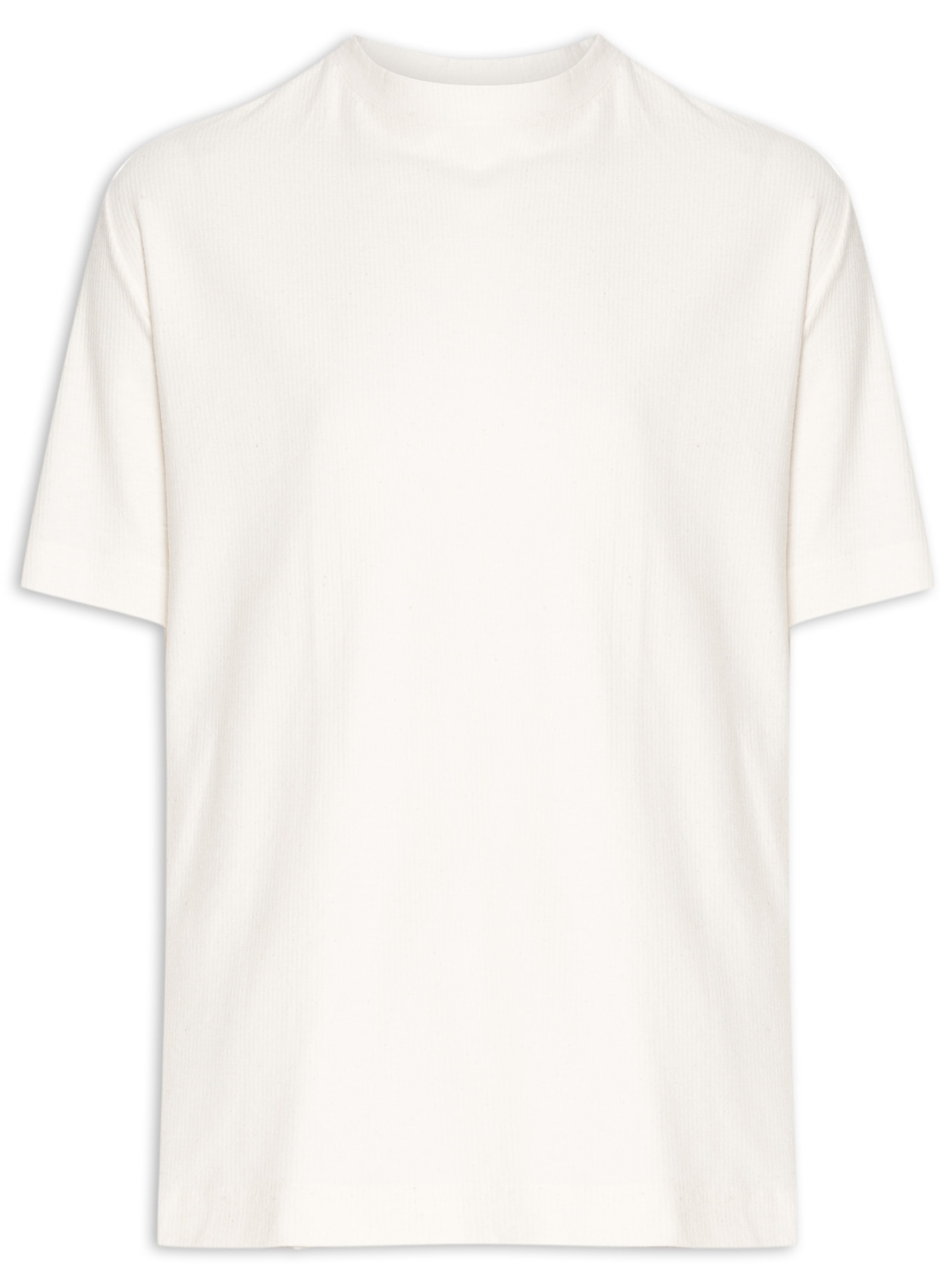 Camiseta Masculina Over Canelado Light Manga Curta Off White Osklen