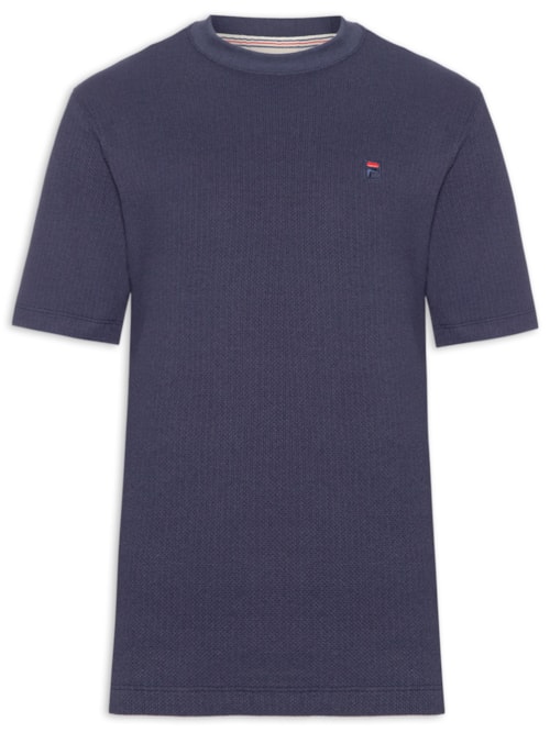 Camiseta Masculina Over Knit – Azul