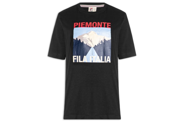 Camiseta Masculina Over Piemonte - Preto