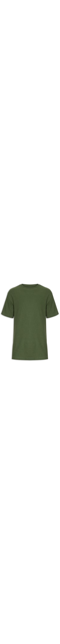 Camiseta Masculina Over Recycled - Verde