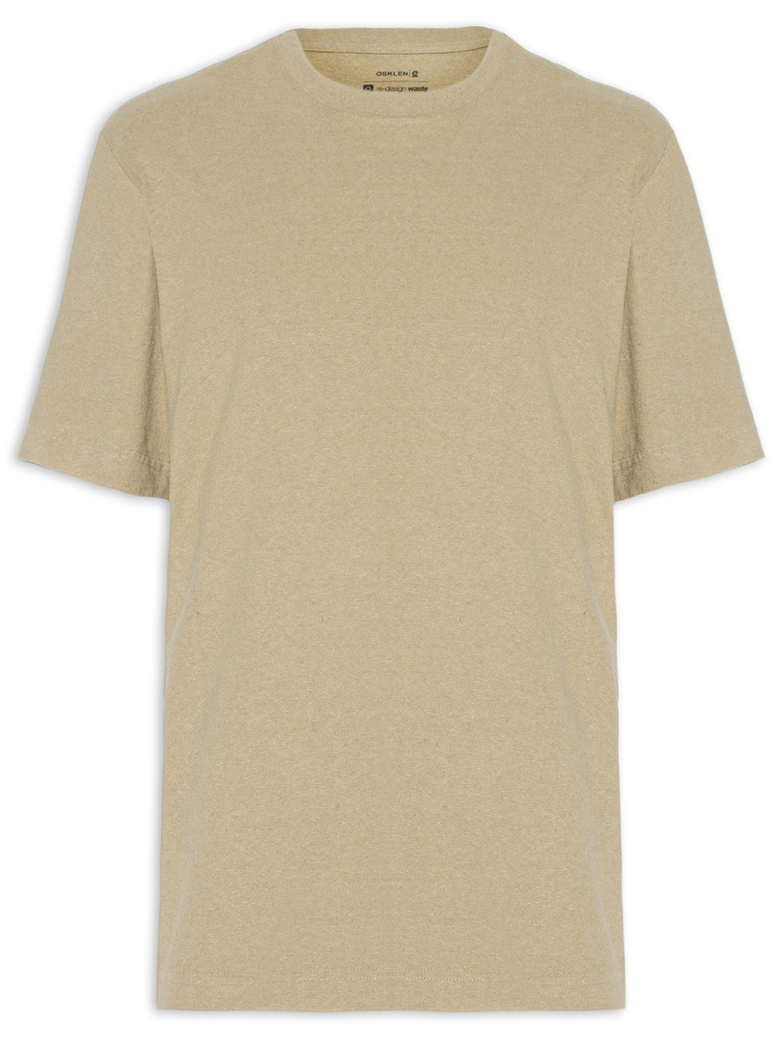 Camiseta Masculina Over Recycled Yoke Manga Curta Marrom Osklen
