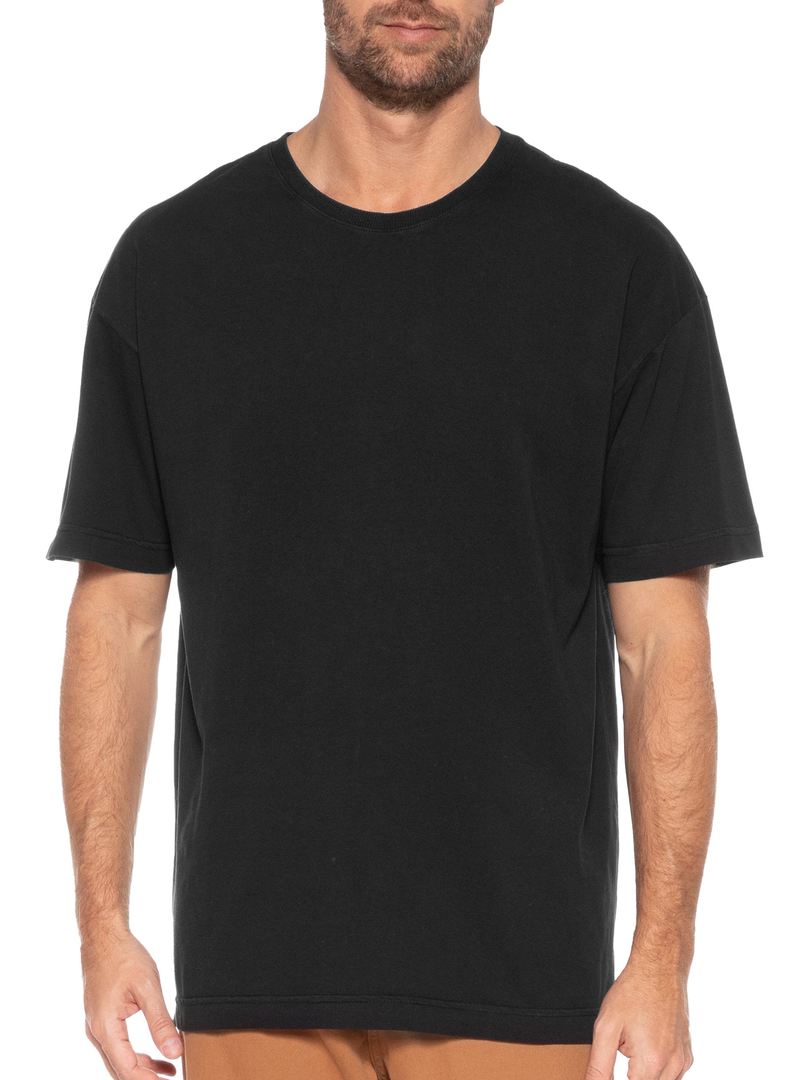 Camiseta Masculina Over Sized Preto Basiq Men