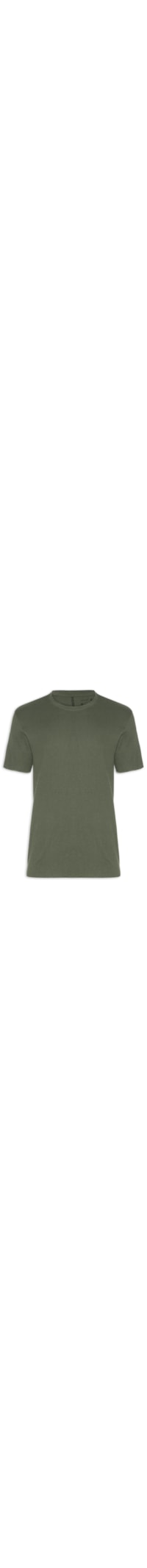 Camiseta Masculina Over Yogue Manga Curta - Verde