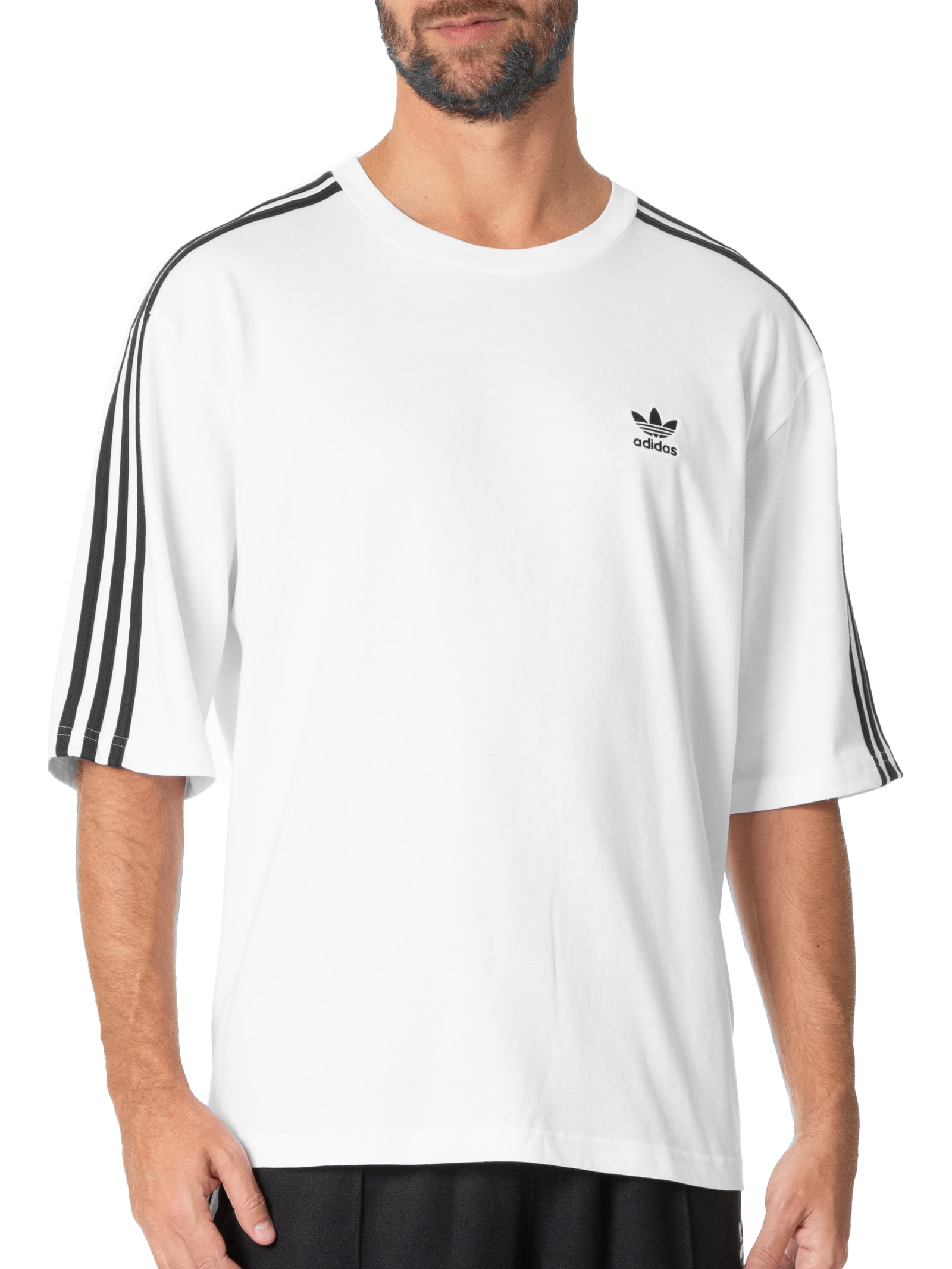 Adidas Originals - Camiseta Masculina Oversized - Branco