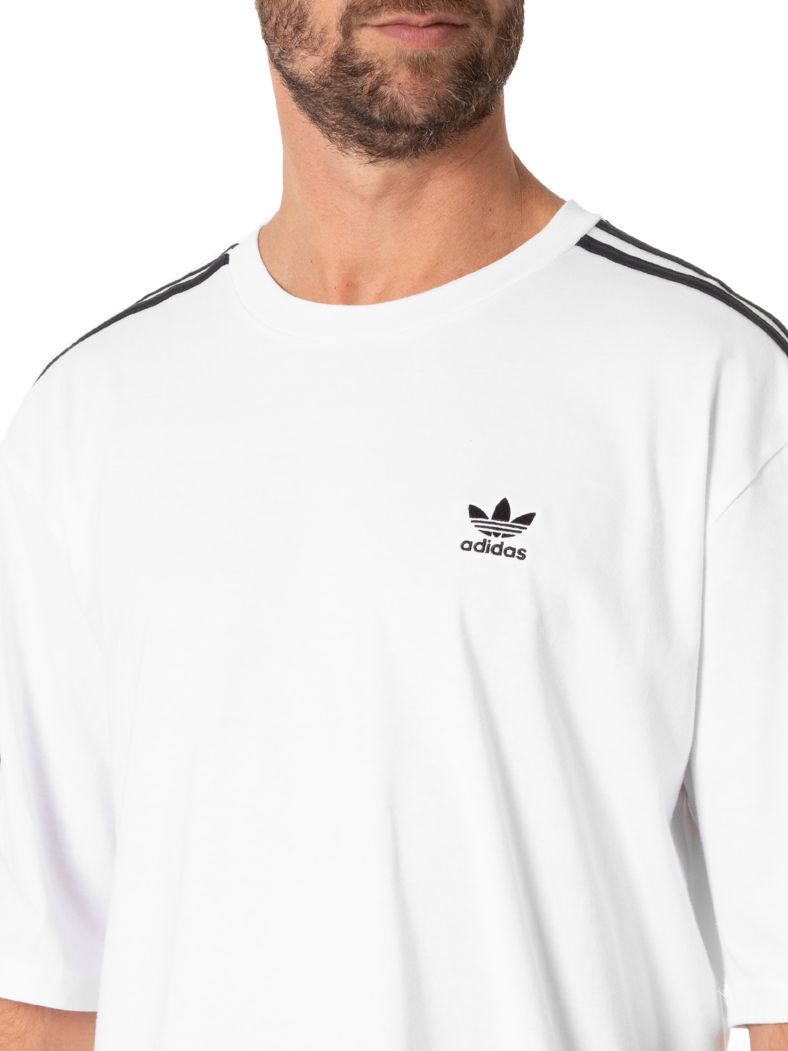 Adidas Originals - Camiseta Masculina Oversized - Branco