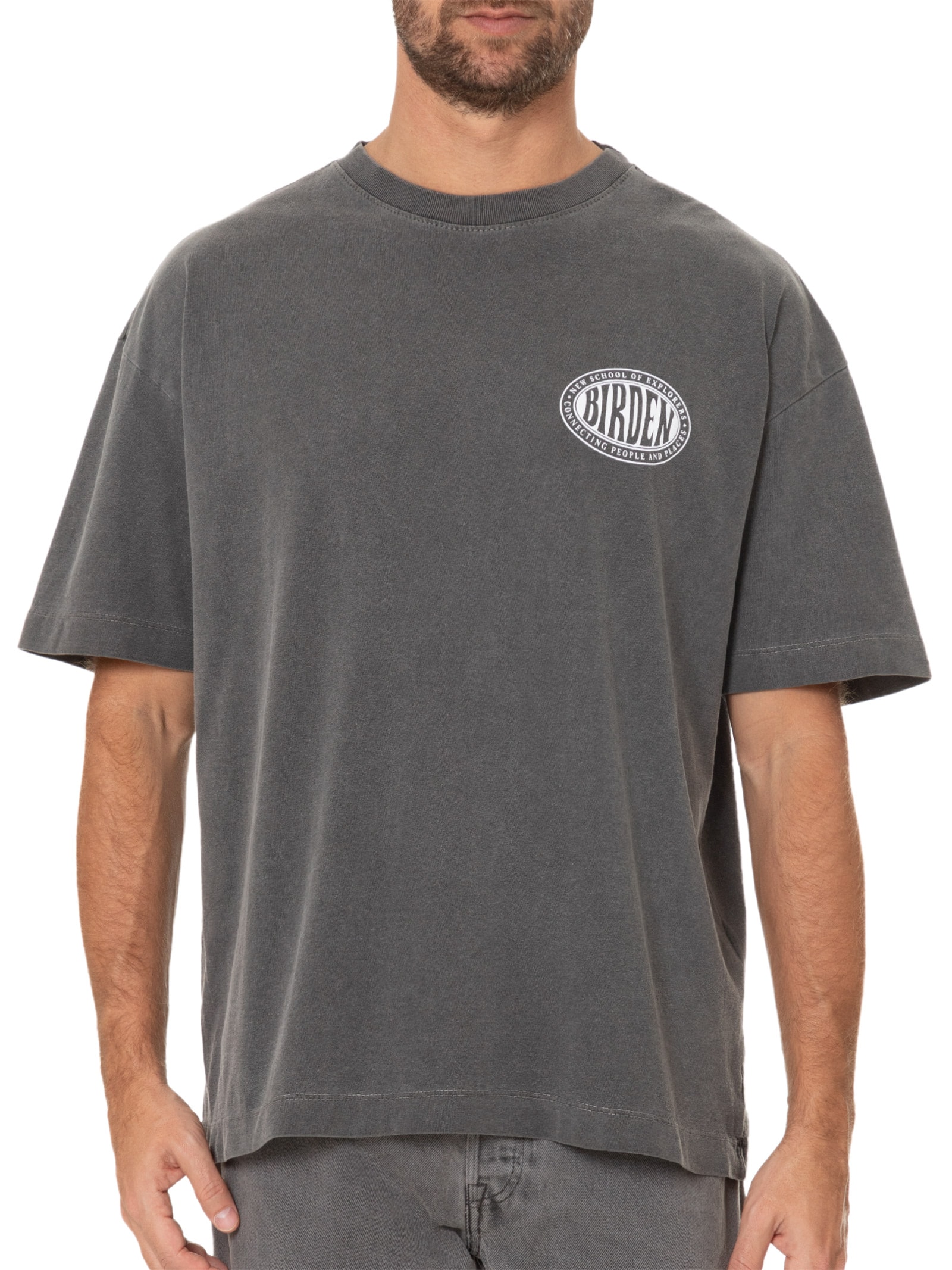 Camiseta Masculina Oversized Core Storm - Birden - Cinza