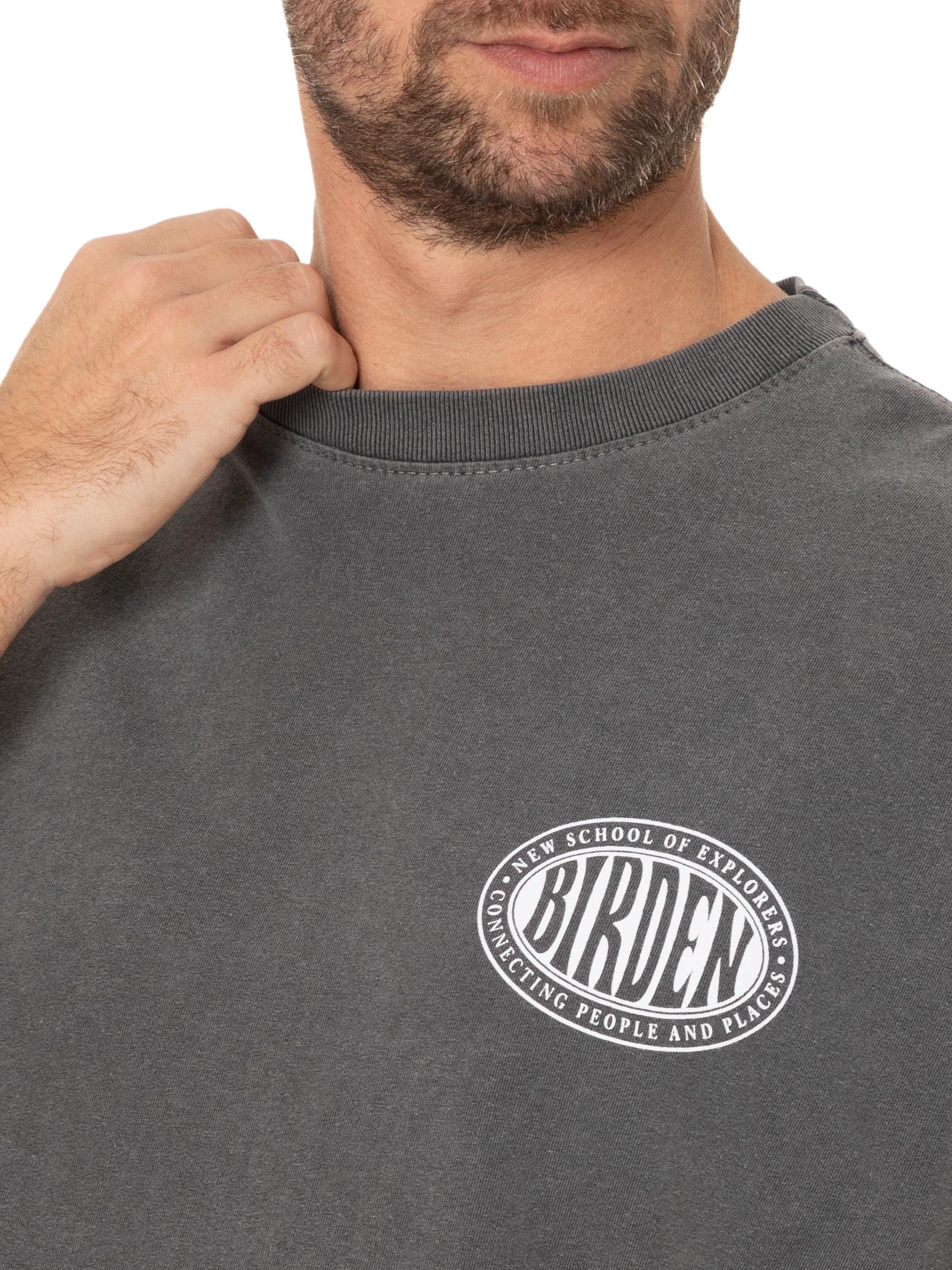 Camiseta Masculina Oversized Core Storm - Birden - Cinza