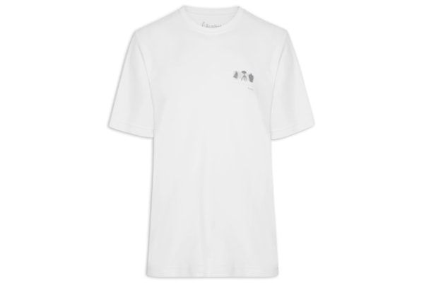 Camiseta Masculina Oversized Culture - Branco