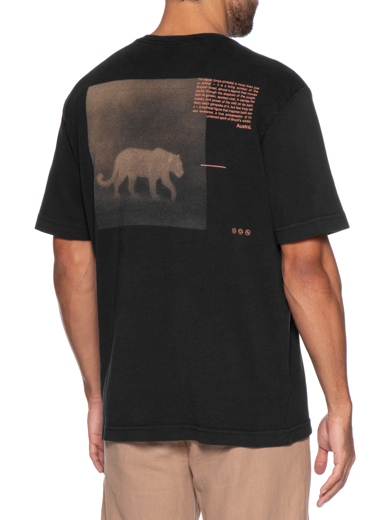 Camiseta Masculina Oversized Estampa Legend II Preto Austral