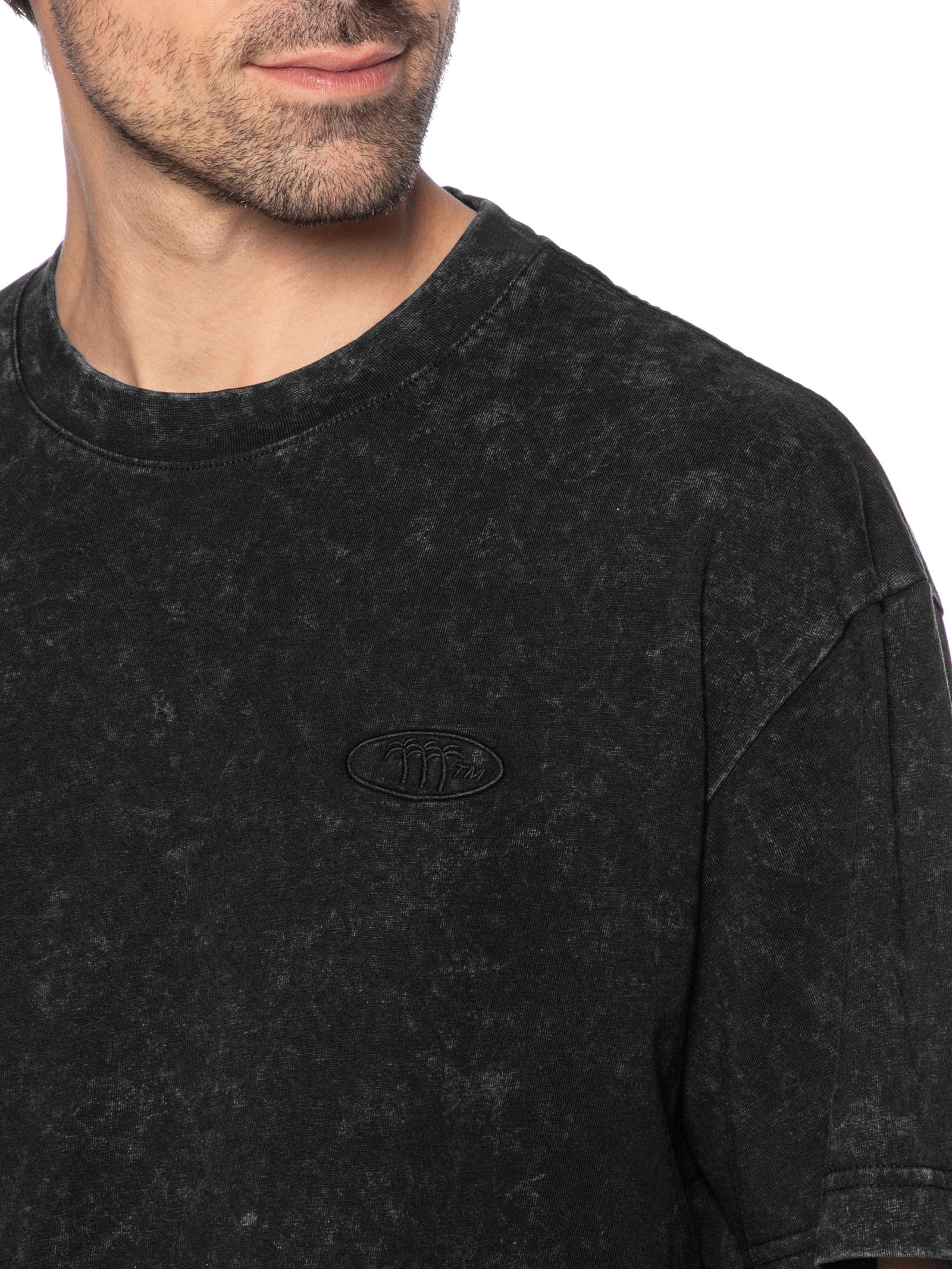 Camiseta Masculina Oversized Fit Preto Jack & Jones
