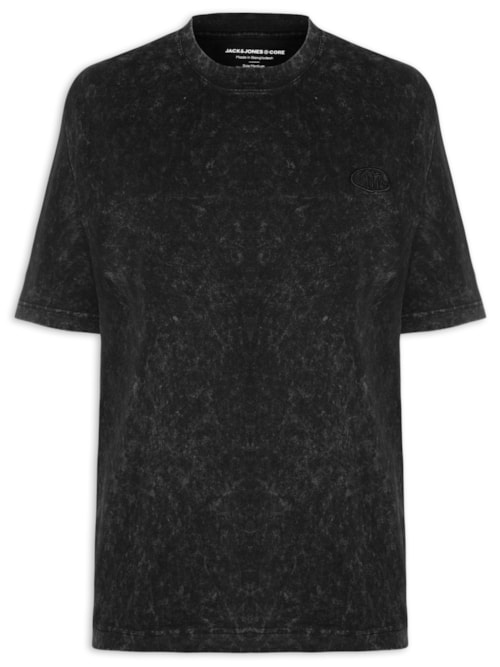 Camiseta Masculina Oversized Fit – Preto