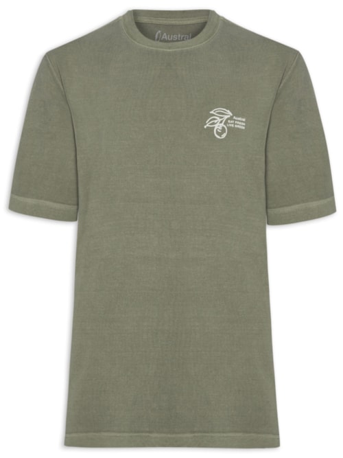 Camiseta Masculina Oversized Fresh – Verde