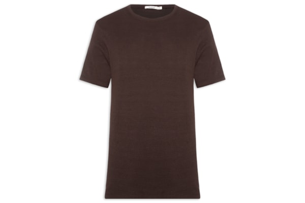 Camiseta Masculina Oversized Fuji - Marrom