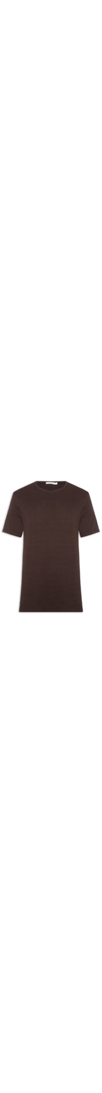 Camiseta Masculina Oversized Fuji - Marrom