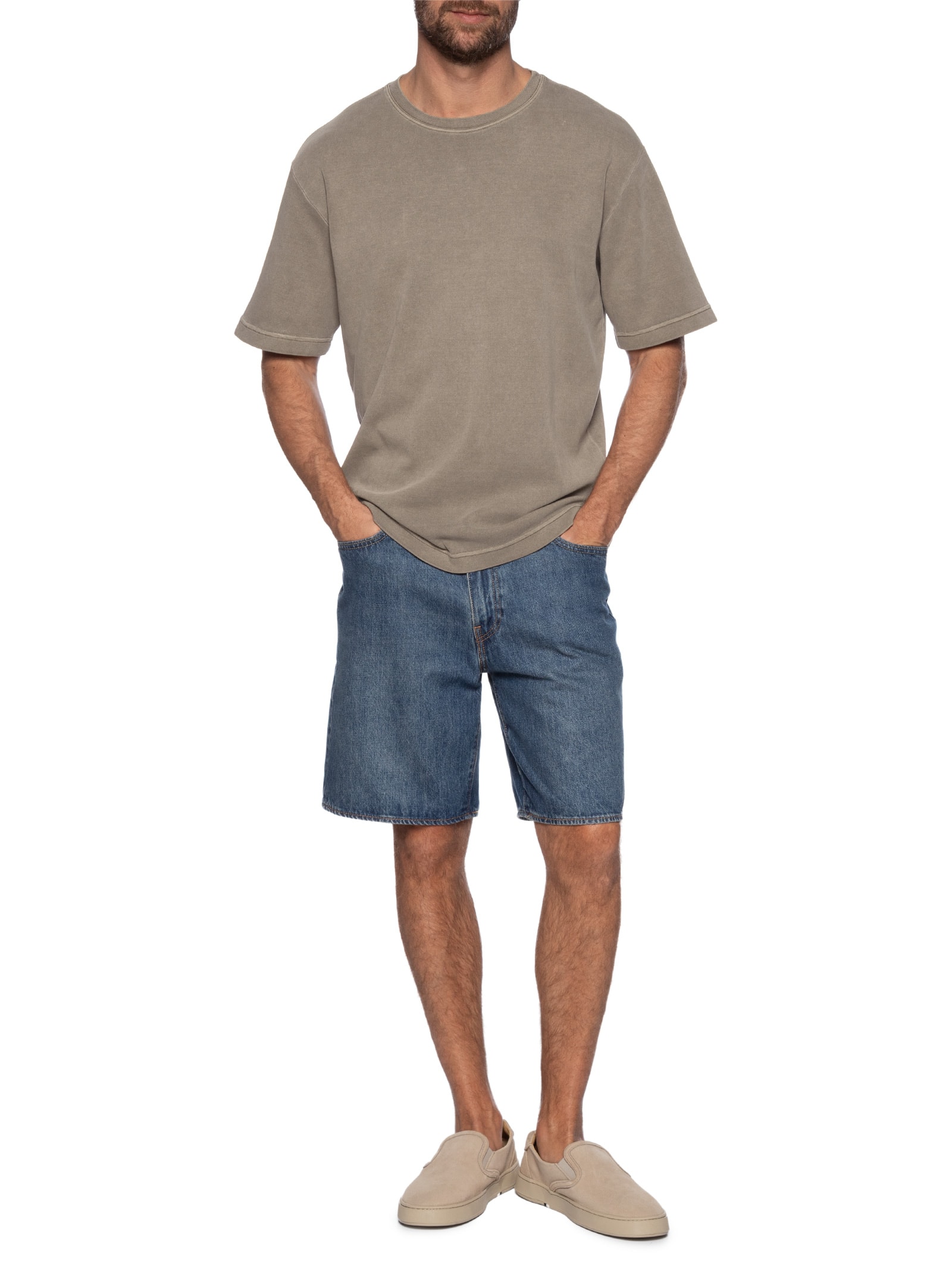 Camiseta Masculina Oversized Heavy Stone Marrom Austral