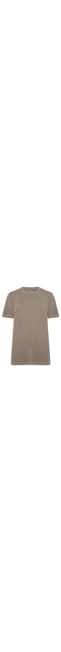 Camiseta Masculina Oversized Heavy Stone - Marrom
