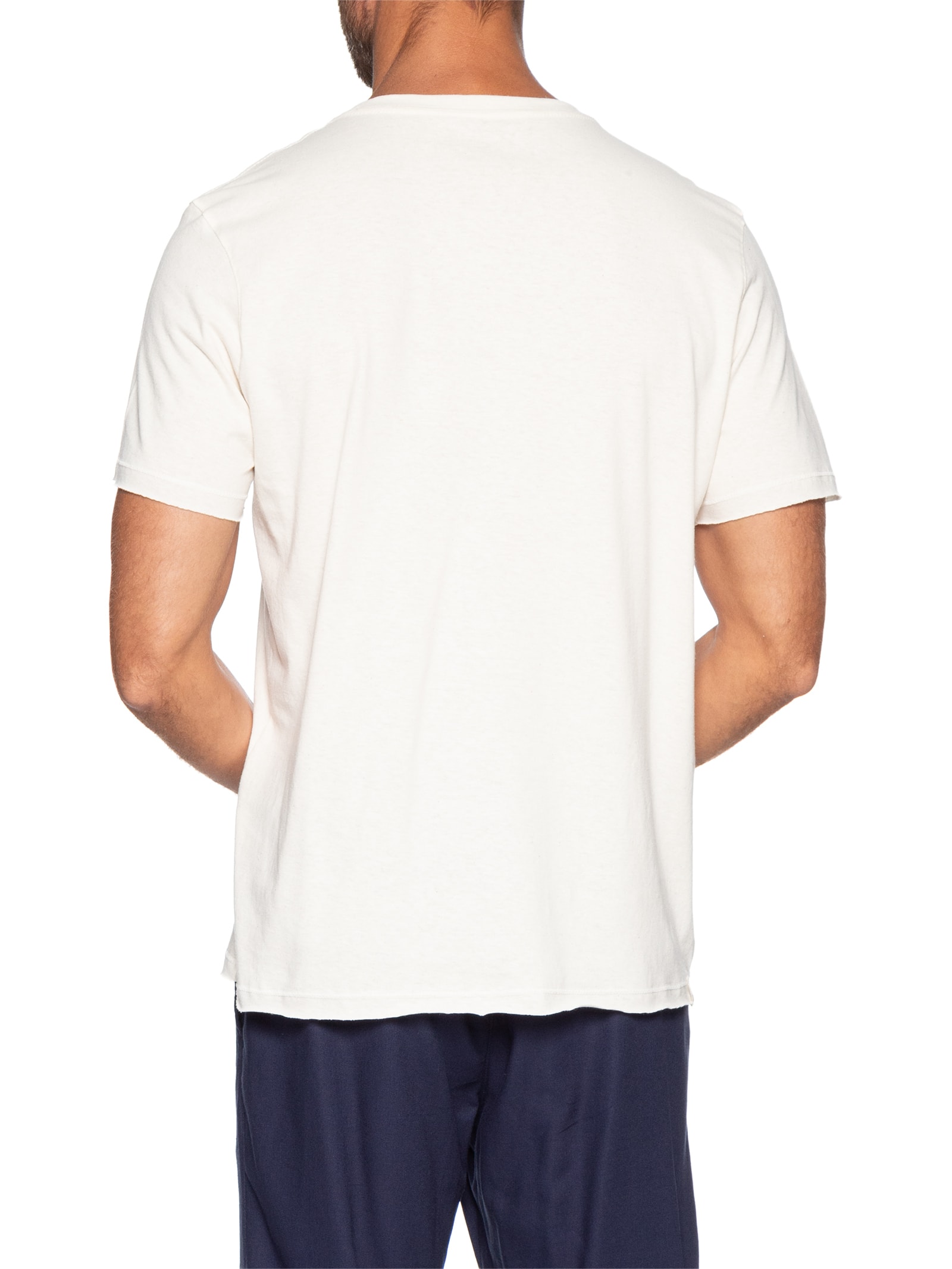 Camiseta Masculina Oversized Hemp Sumatra Branco Austral