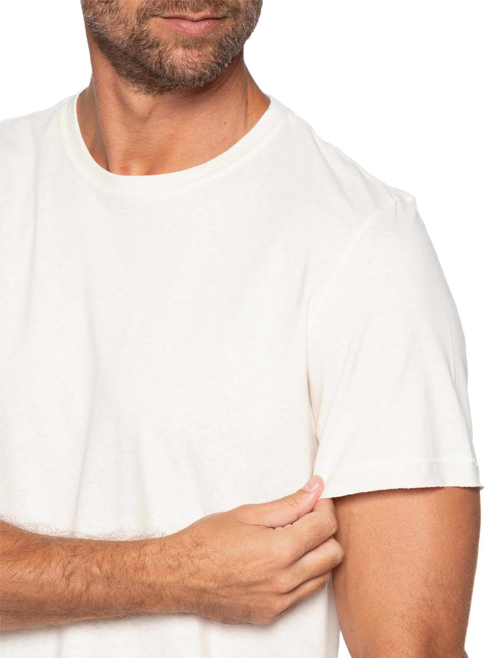 Camiseta Masculina Oversized Hemp Sumatra Branco Austral