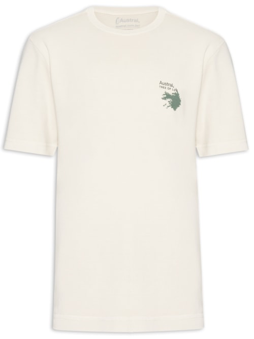 Camiseta Masculina Oversized Life – Bege