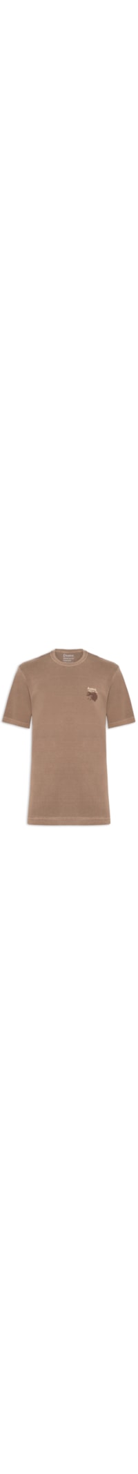 Camiseta Masculina Oversized Life - Marrom