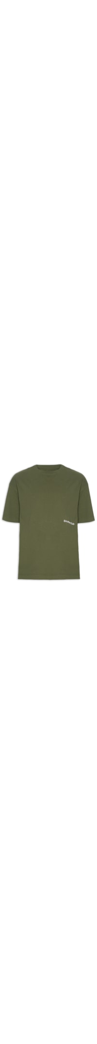 Camiseta Masculina Oversized Peace Club - Verde