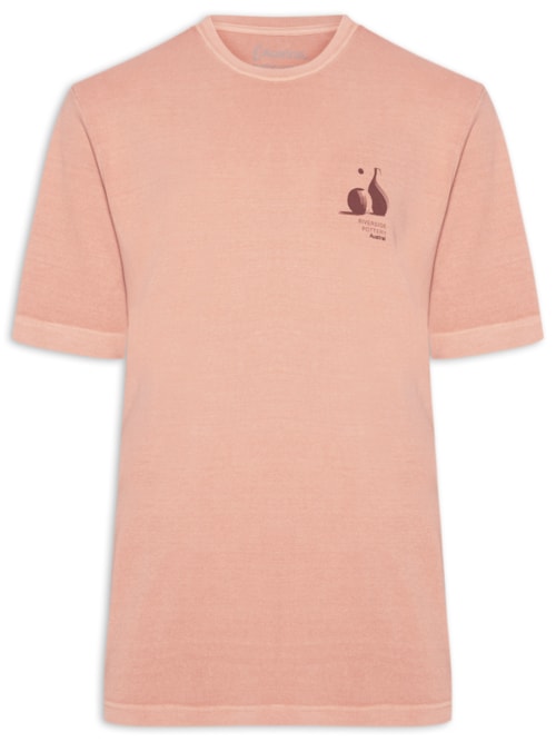 Camiseta Masculina Oversized Pottery – Laranja