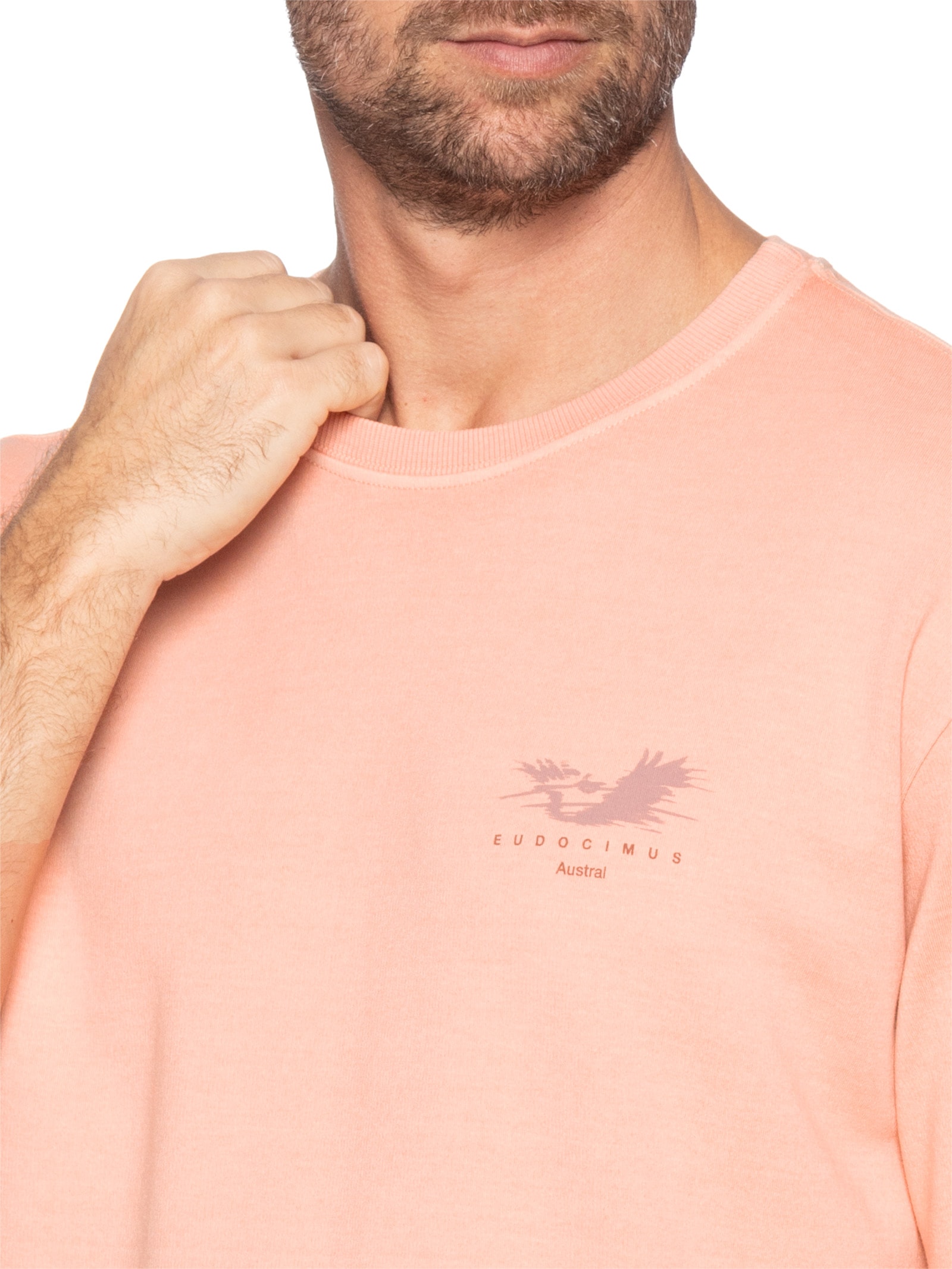 Camiseta Masculina Oversized Ruber Laranja Austral