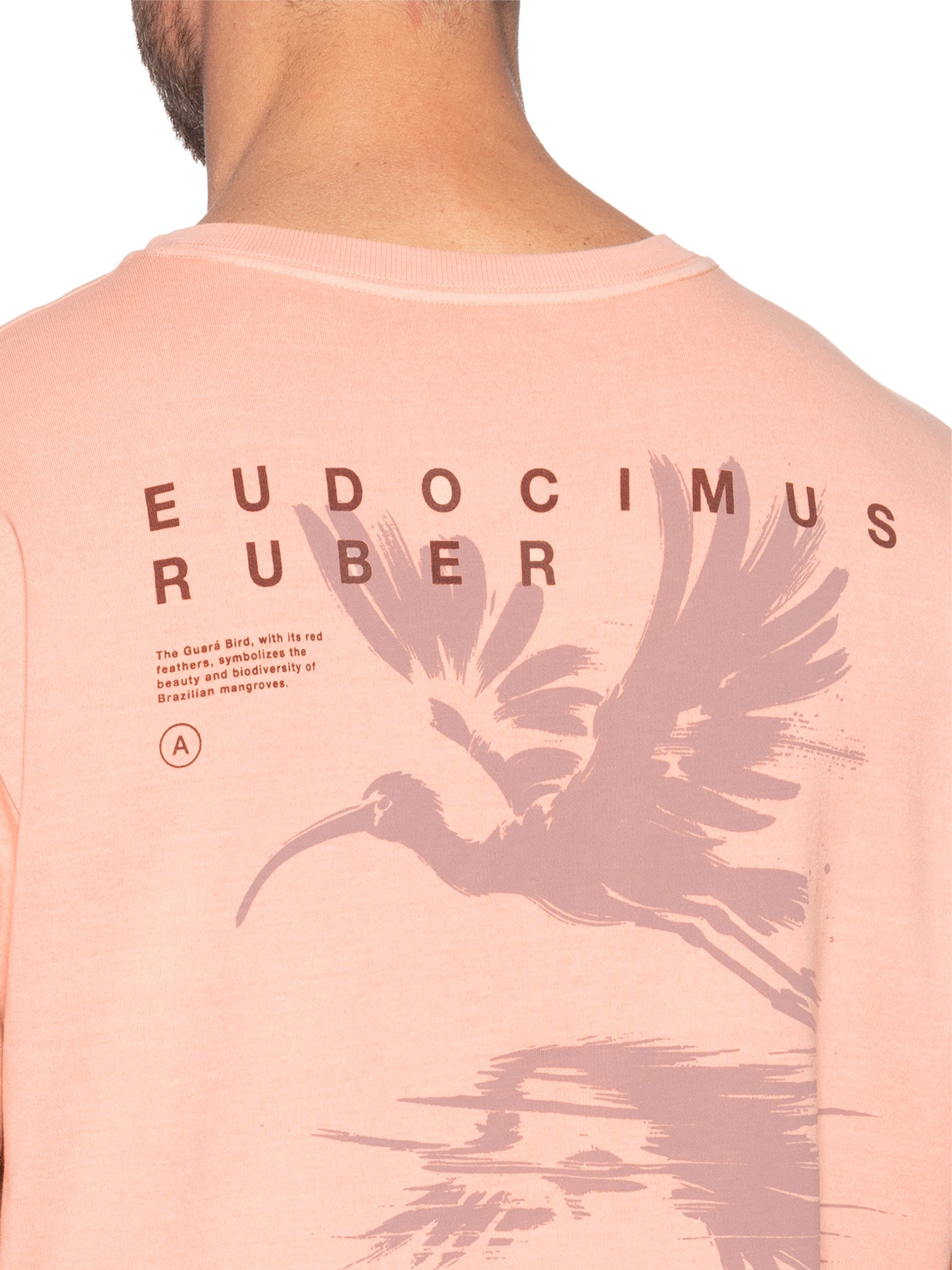 Camiseta Masculina Oversized Ruber Laranja Austral