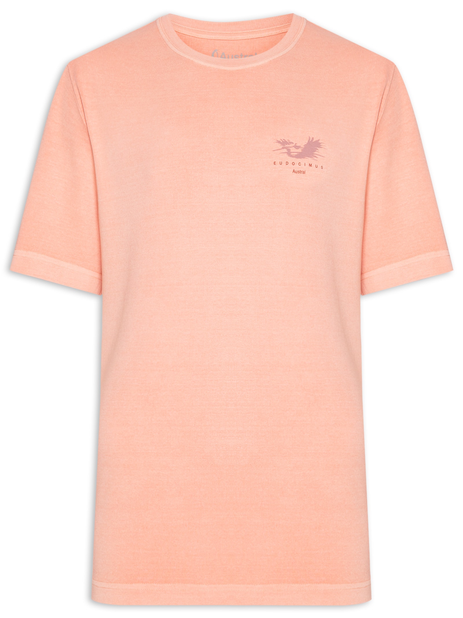 Camiseta Masculina Oversized Ruber Laranja Austral