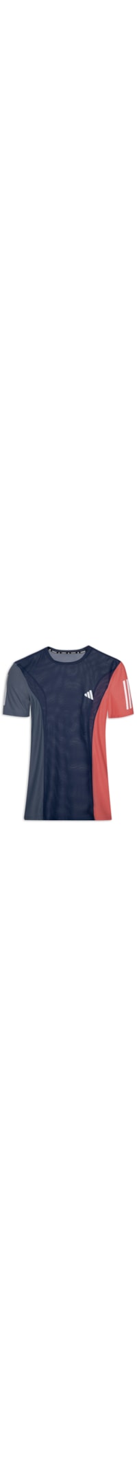 Camiseta Masculina Own The Run Base Color Block - Azul