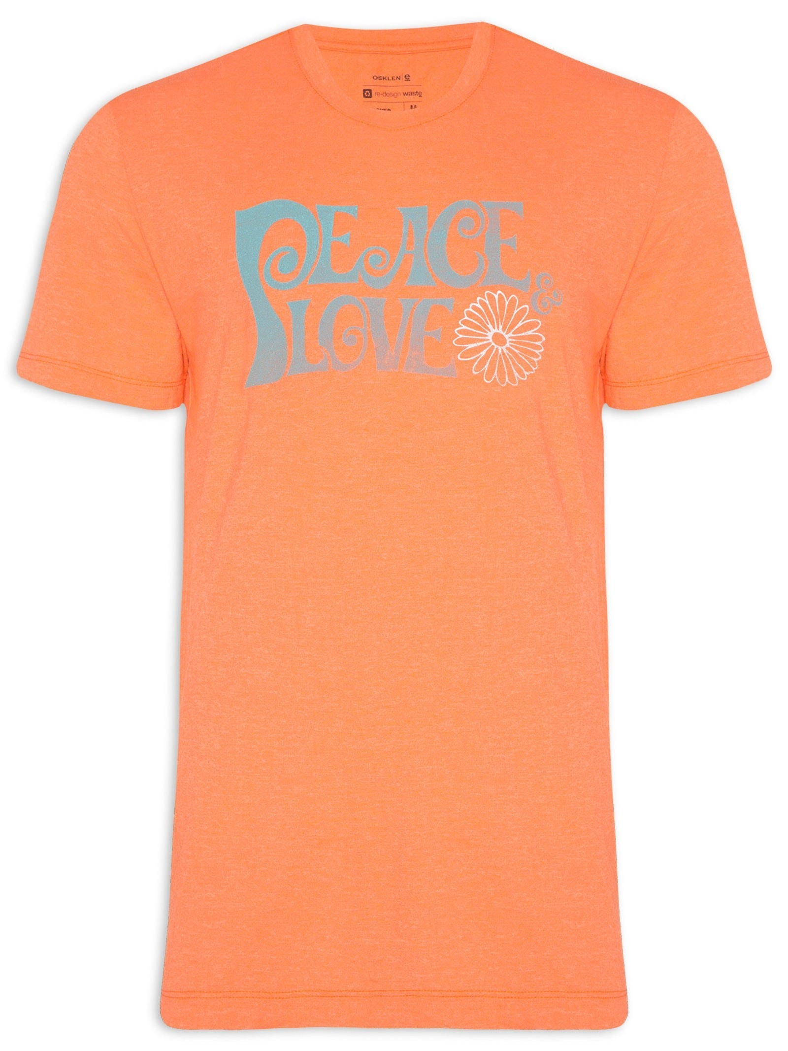 Camiseta Masculina Pa Surfing Life Laranja Osklen