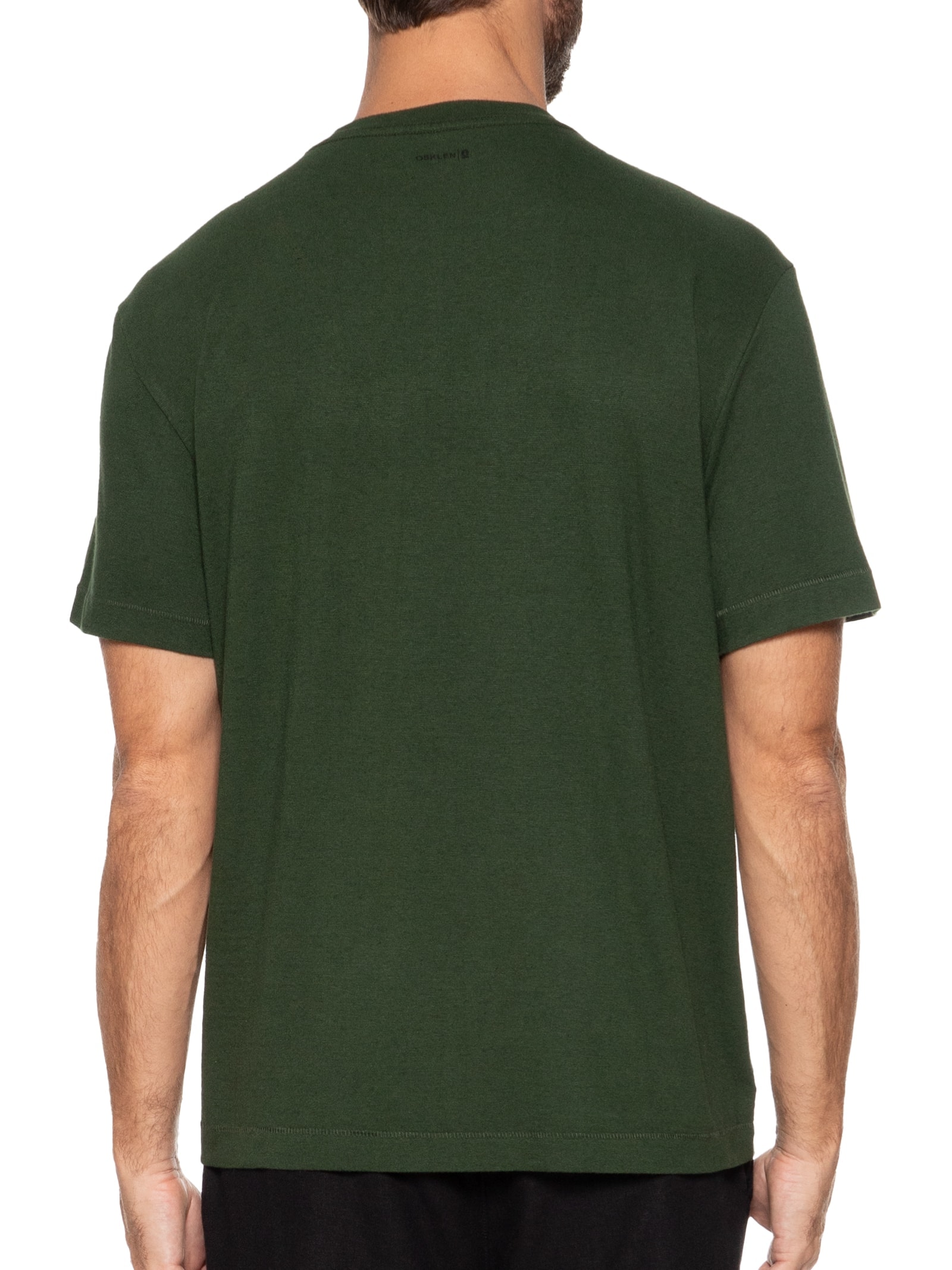 Camiseta Masculina Palm Tree Juta Verde Osklen