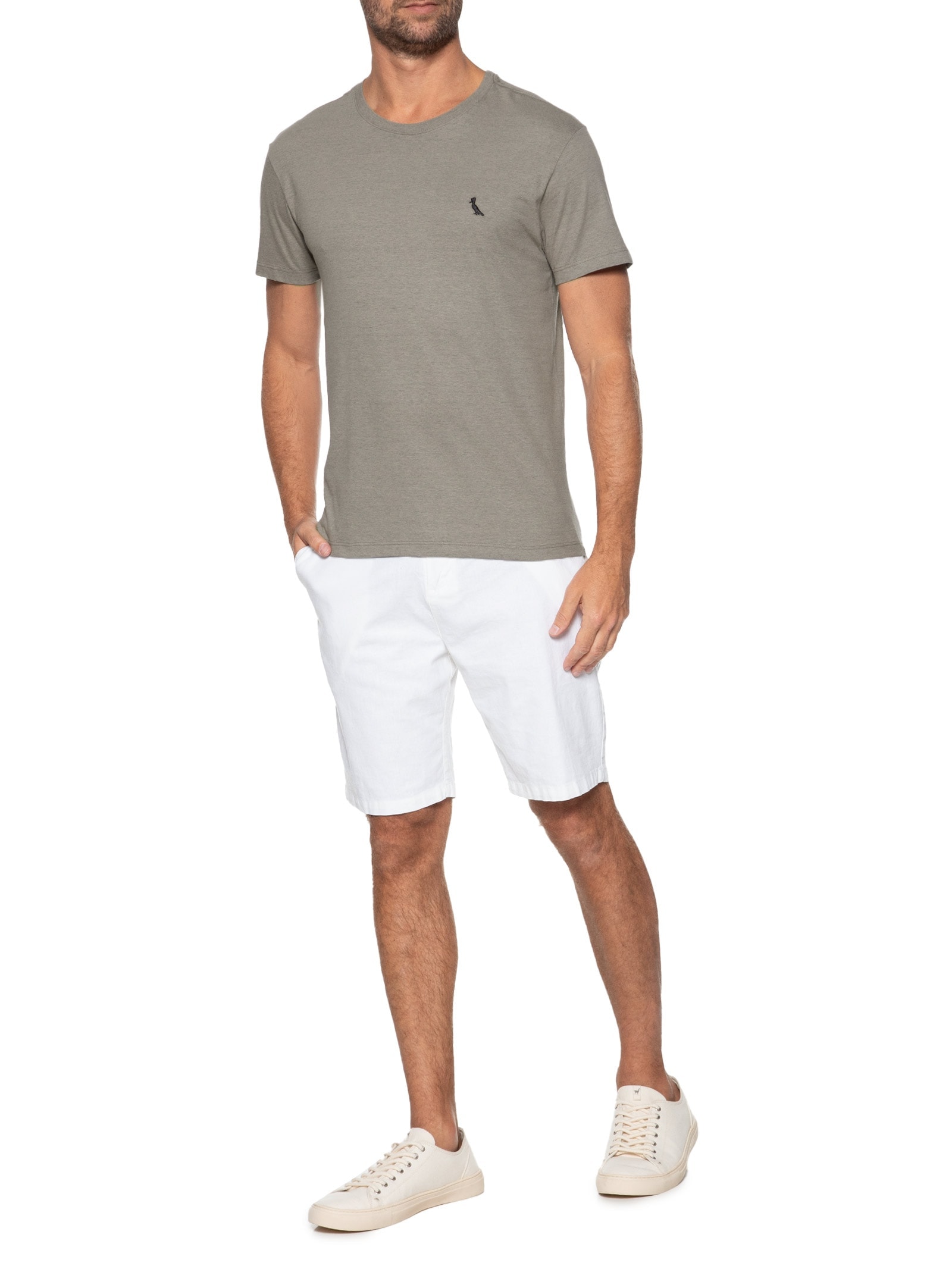 Camiseta Masculina Paris Cinza Reserva