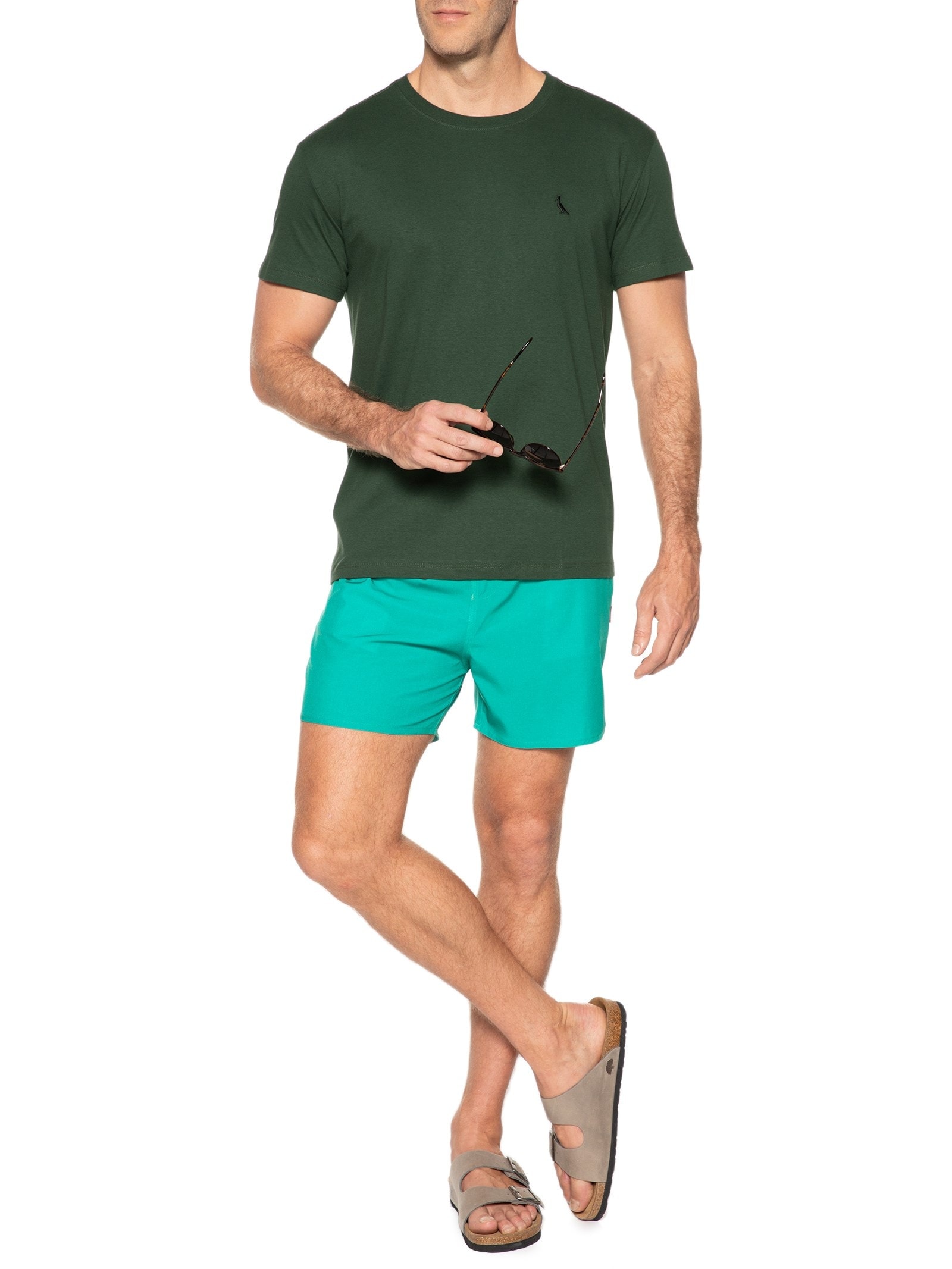 Camiseta Masculina Paris Verde Reserva