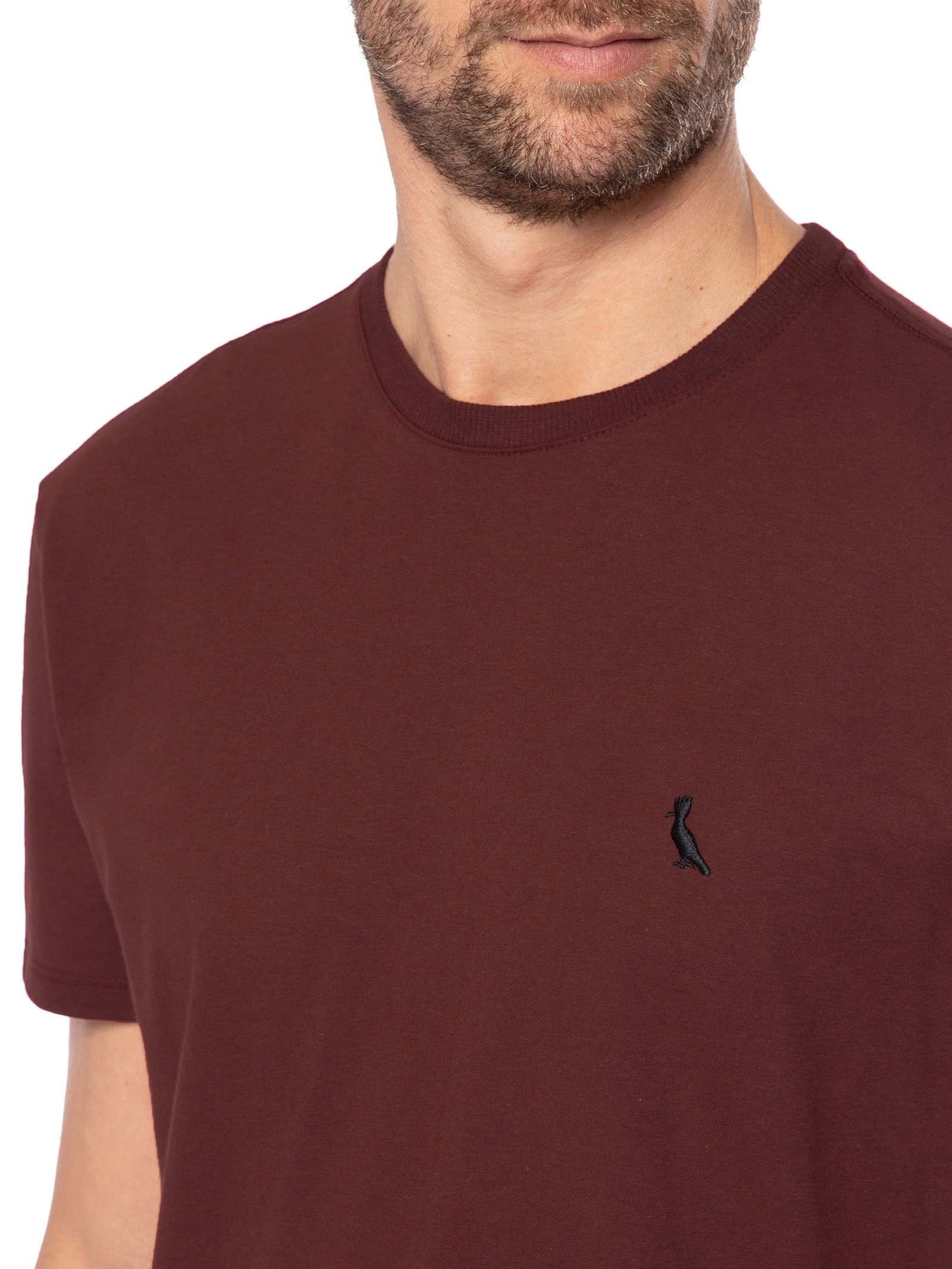 Camiseta Masculina Paris Vinho Reserva