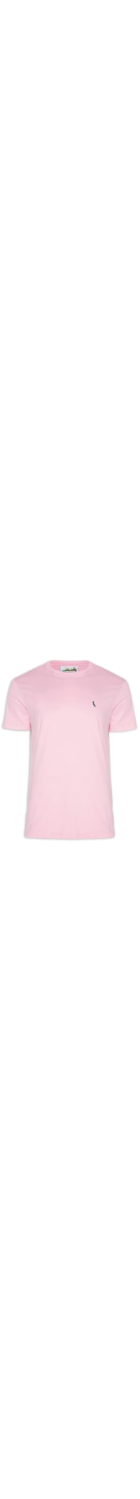 Camiseta Masculina Patch - Rosa