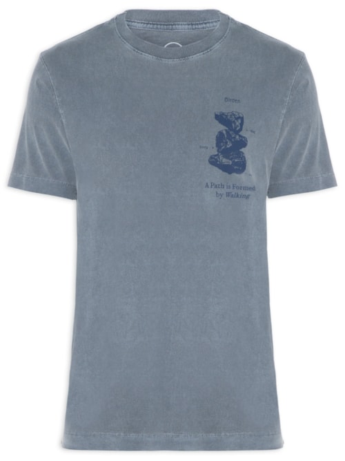 Camiseta Masculina Path – Azul