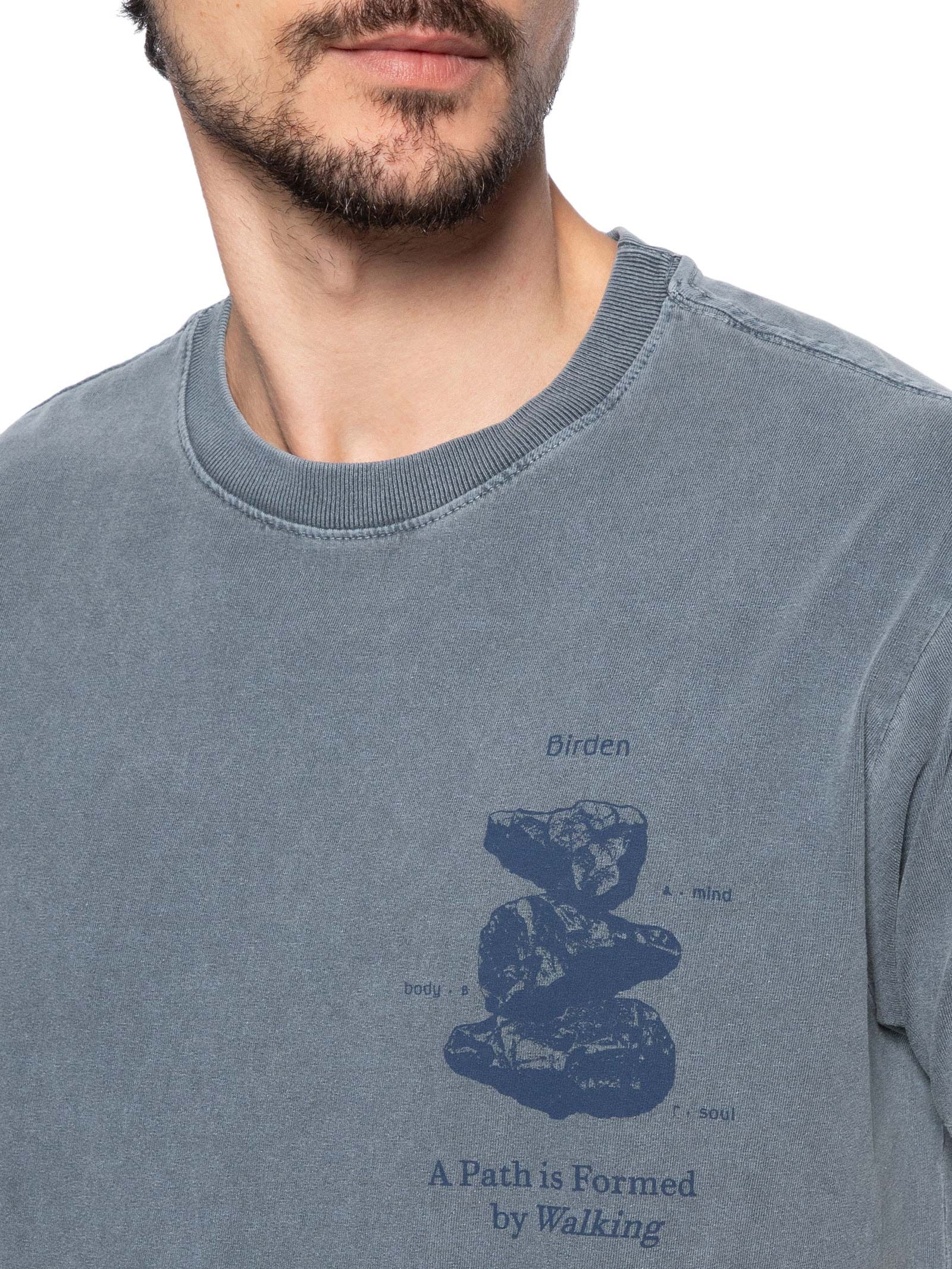 Camiseta Masculina Path Azul Birden