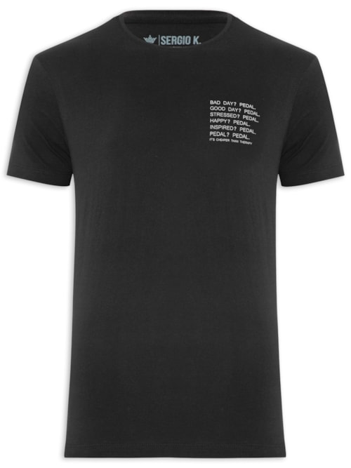 Camiseta Masculina Pedal Therapy – Preto