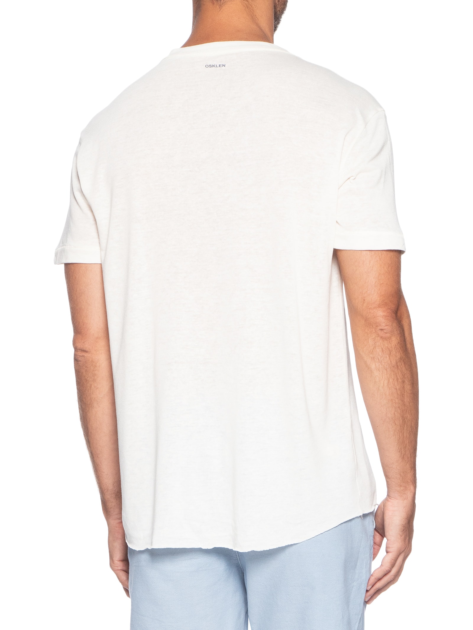 Camiseta Masculina Peixes Species Caiçara Branco Osklen