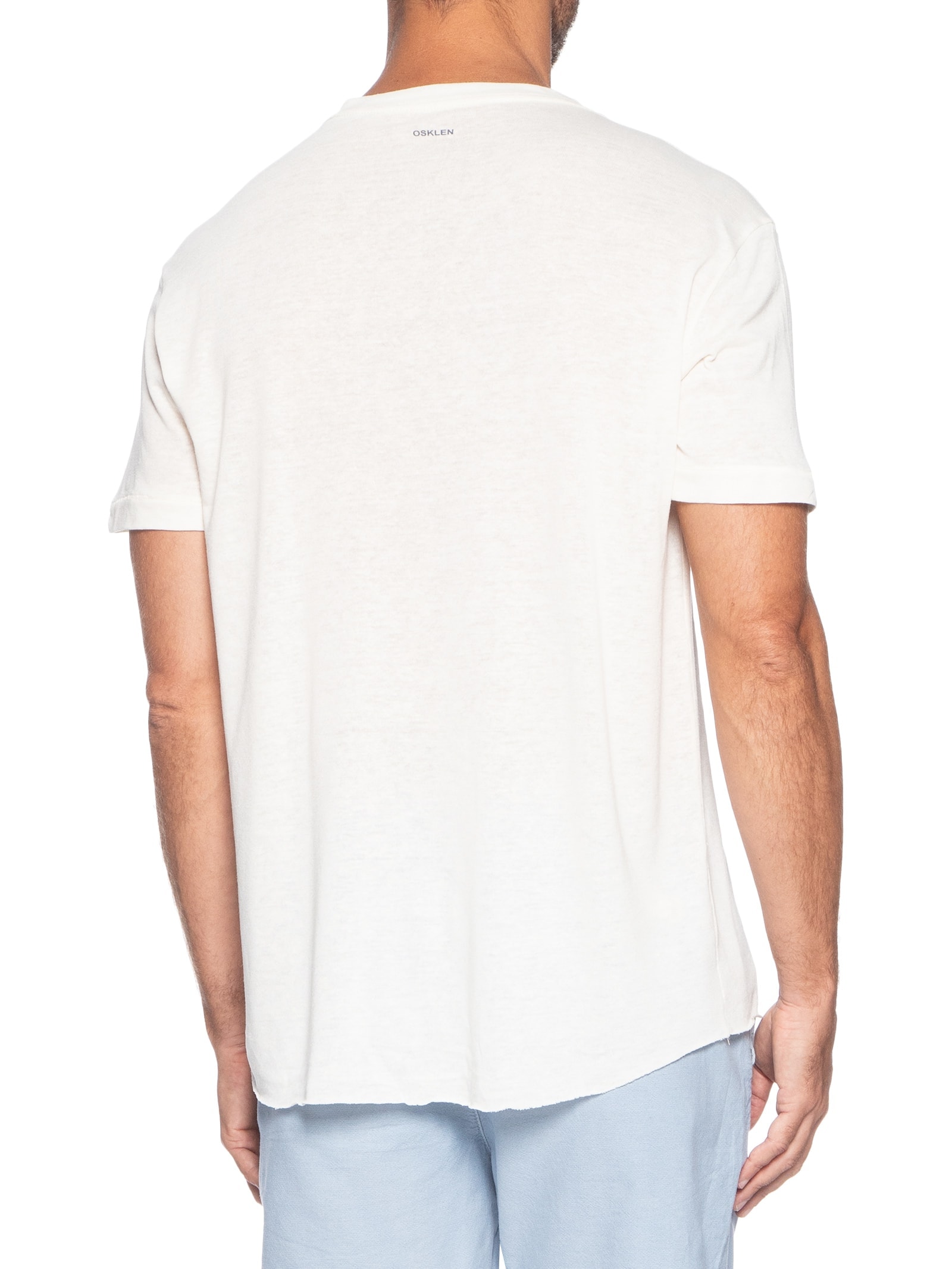 Camiseta Masculina Peixes Species Caiçara Branco Osklen