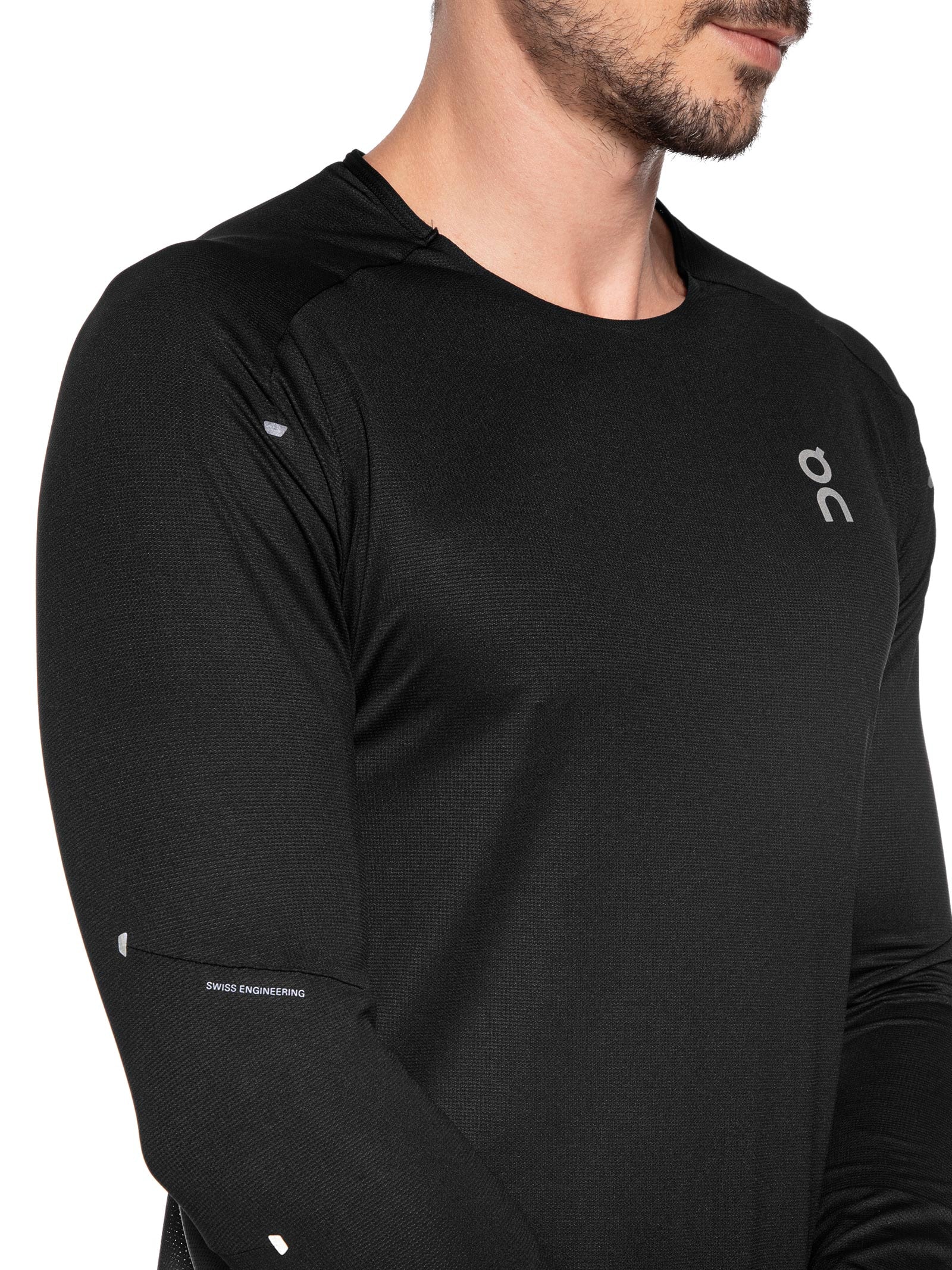 Camiseta Masculina Perfomance Long-T Preto On Running