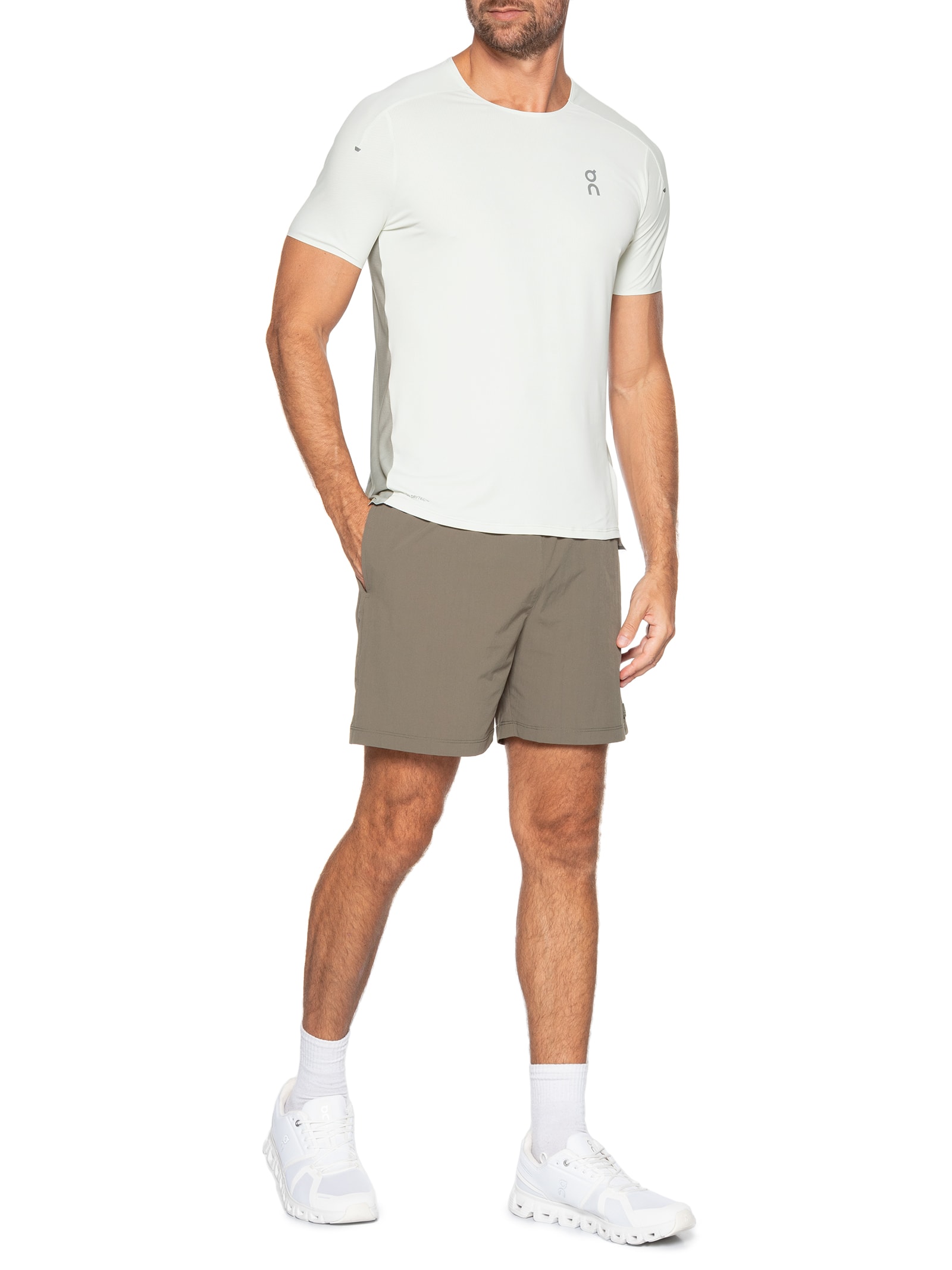 Camiseta Masculina Performance-T Branco On Running