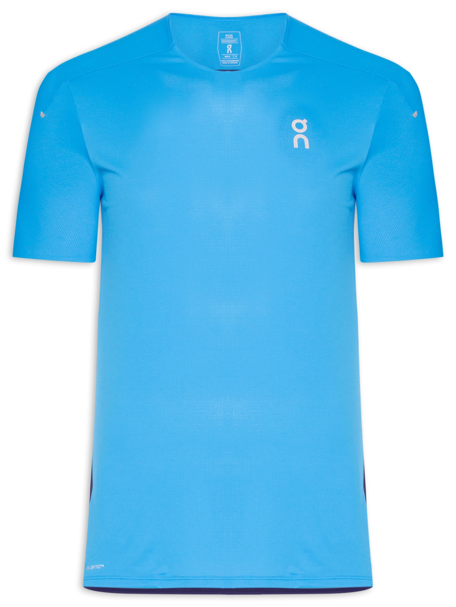 On Running - Camiseta Masculina Performance-T Malibu Navy - Azul