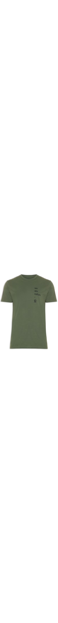 Camiseta Masculina Pet We Are Nature - Verde