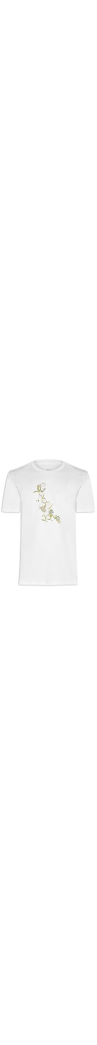 Camiseta Masculina Pica Pau Palmas Fresh - Branco